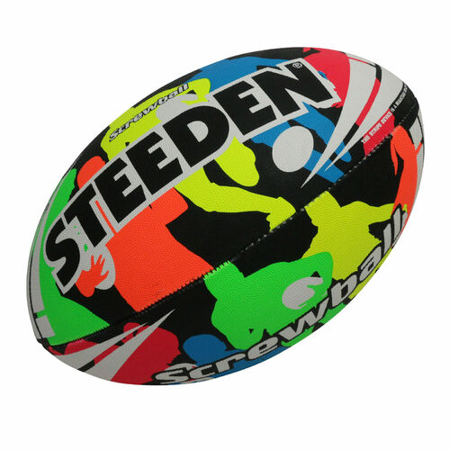 2021 NRL Steeden Rugby League Ball Players Screwball Size 5!