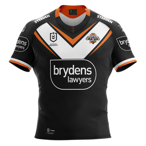 Wests Tigers NRL Steeden Home Jersey Kids Sizes 6-14! T1