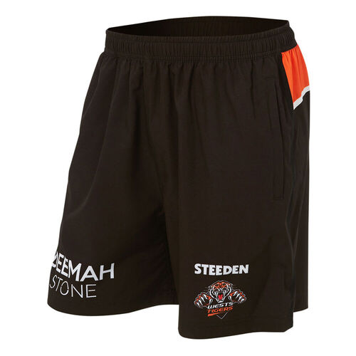 Wests Tigers NRL 2021 Players Training Shorts Sizes S-5XL!