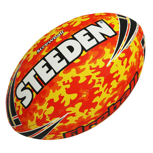 NRL Steeden Fireball Rugby League Football Size 5!