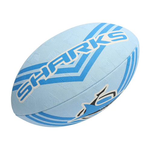Cronulla Sharks NRL Steeden Rugby League Football Size 5!