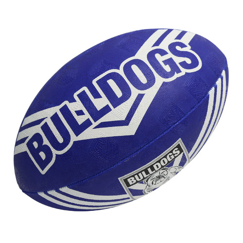 Canterbury Bulldogs NRL Steeden Rugby League Football Size 5!