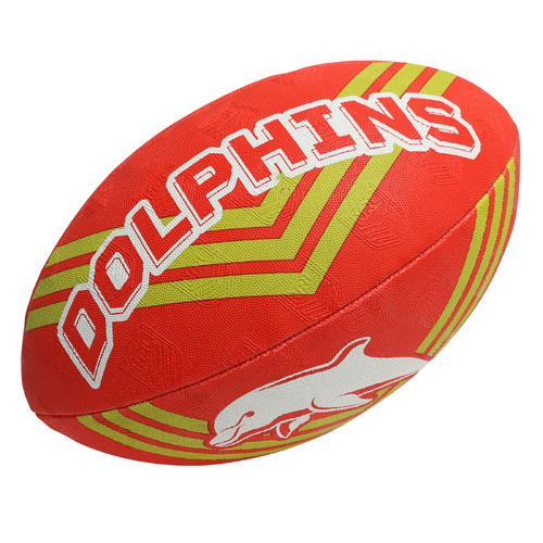The Dolphins 2023 NRL Steeden Rugby League Football Size 11 Inches!