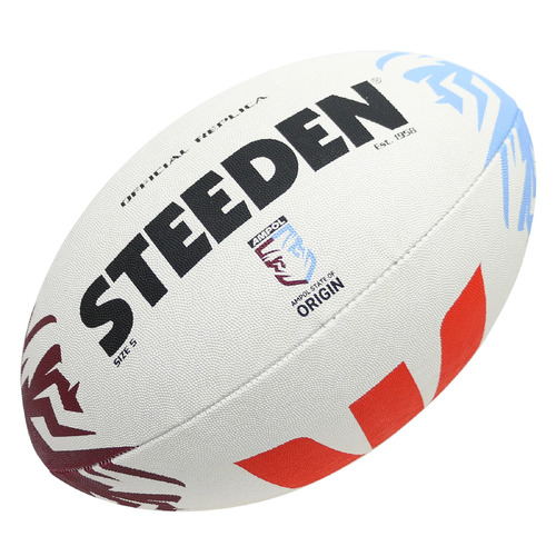 State Of Origin Replica Steeden Rugby League Ball Size 5!