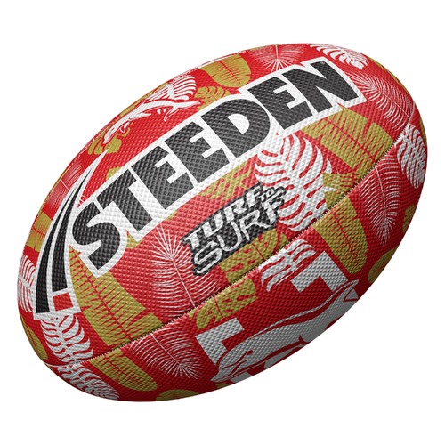The Dolphins 2024 NRL Steeden Surf and Turf Rugby League Football Size 3!