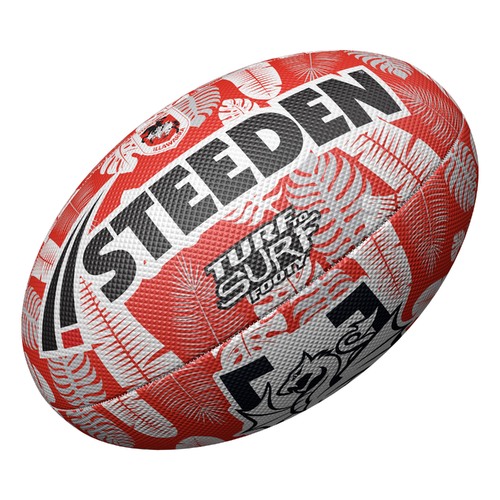 St George ILL Dragons 2024 NRL Steeden Surf and Turf Rugby League Football Size 3!