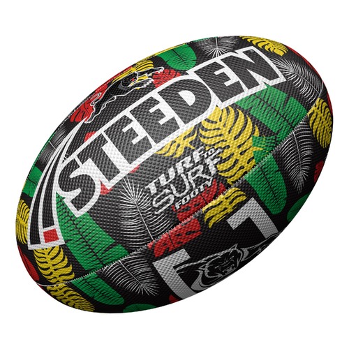Penrith Panthers 2024 NRL Steeden Surf and Turf Rugby League Football Size 3!