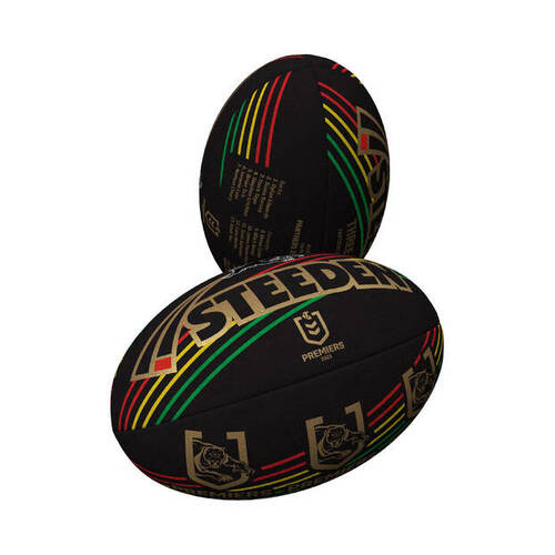 Penrith Panthers NRL 2023 Steeden Premiers Ball Football Size 5!  In Stock
