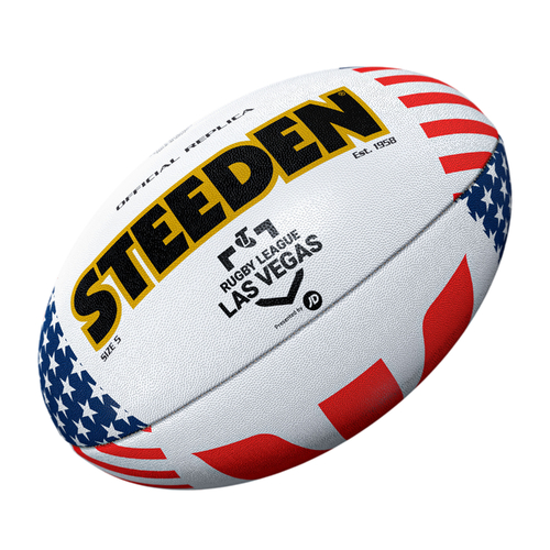 2026 Official Las Vegas Replica Match Ball NRL Steeden Football Size 5!