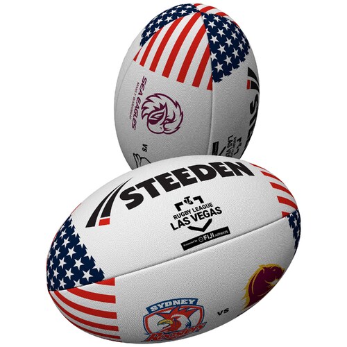 2024 Official Las Vegas Supporter Ball NRL Steeden Football Size 5! 