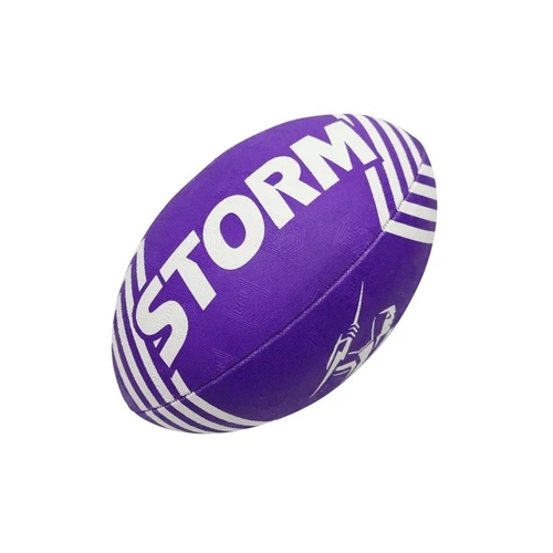 Melbourne Storm NRL Steeden Rugby League Football Size 11! T5