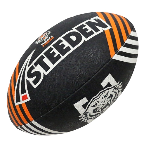 Wests Tigers NRL Steeden Rugby League Football Size 11 Inch! T5