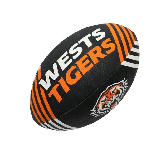 Wests Tigers NRL Steeden Rugby League Football Size 5 Inch! T5