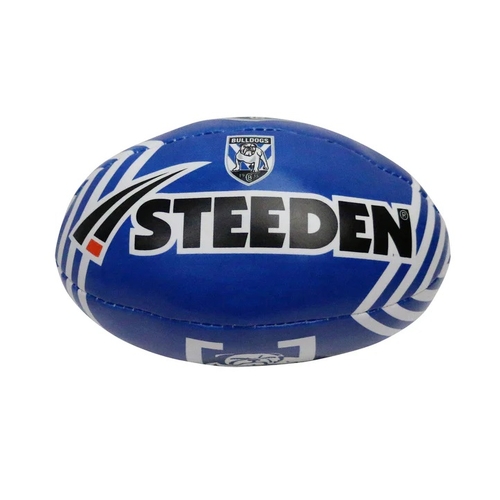 Canterbury Bankstown Bulldogs Steeden Sponge Football Size 6 Inches! T5