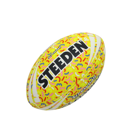 NRL Steeden Screwball Scribble Rugby League Football Size 11! T5
