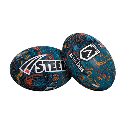Indigenous All Stars NRL Steeden Rugby League Football Size 5! T5