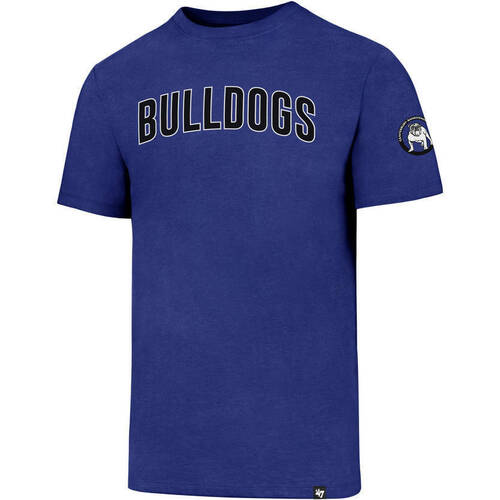 Canterbury Bulldogs NRL Brand 47 Vintage Club Team Tee T Shirt Adults Sizes S-3XL!
