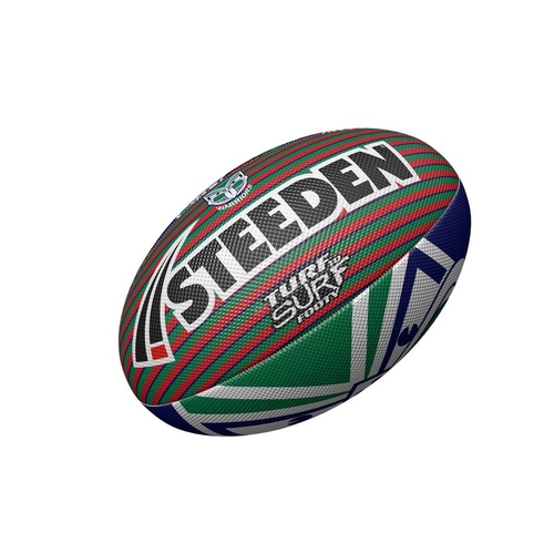 New Zealand Warriors NRL Steeden Surf and Turf Rugby League Football Size 3! T6