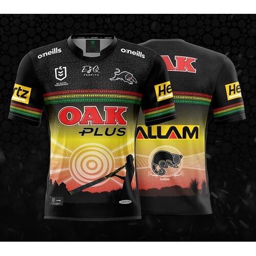 NRL Penrith Panthers Custom Name Number 2023 Indigenous Jersey T-Shirt