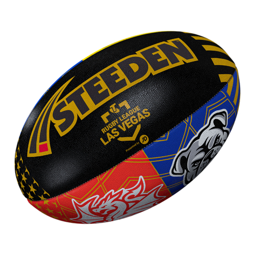2026 Official Las Vegas Team Supporter Ball NRL Steeden Football Size 5!