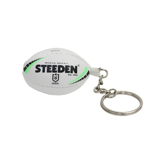 NRL Steeden Rugby League Replica Game Football Keyring!