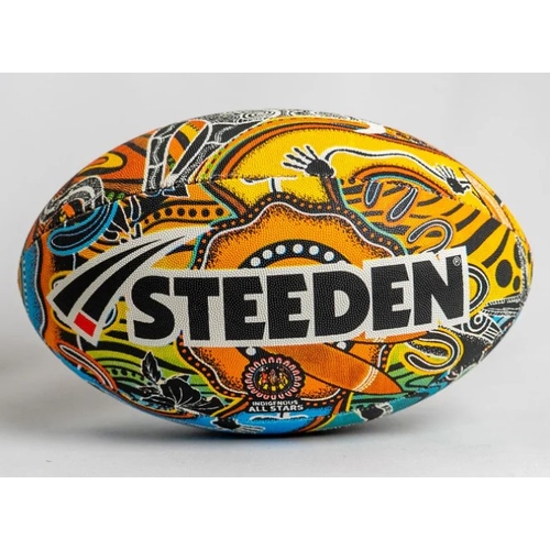 Indigenous All Stars 2026 NRL Steeden Rugby League Football Size 5 Inch!
