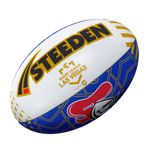 Knights 2026 Official Las Vegas Team Ball NRL Steeden Football Size 5!