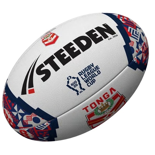 Tonga RLWC 2026 Steeden Football Size 5! Rugby League World Cup