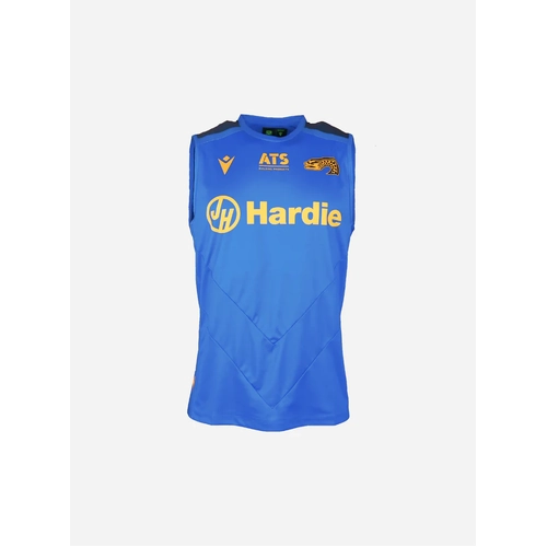 Parramatta Eels NRL 2025 Macron Players Training Singlet Sizes S-3XL!