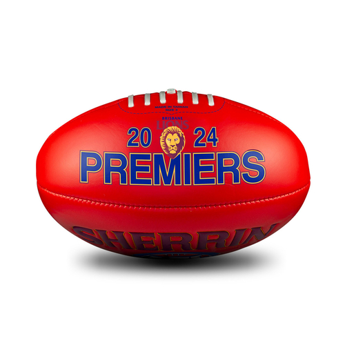 Brisbane Lions AFL Super Soft Touch Premiers Sherrin Football Size 3!