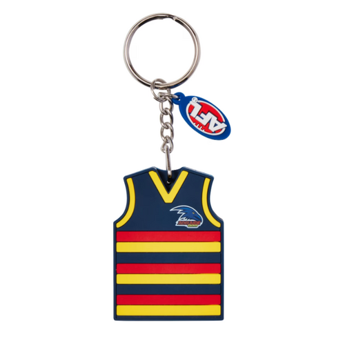 Official Adelaide Crows 3D AFL Team Guernsey Scented Keyring Keychain