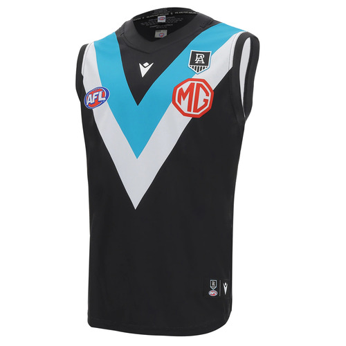Port Adelaide Power AFL 2021 Macron Home Guernsey Sizes S-5XL! 