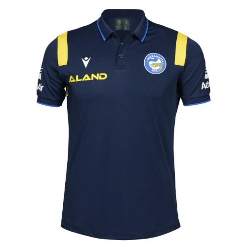 Parramatta Eels NRL Macron Kids Polo Shirt Sizes 8-14! T1