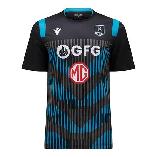 Port Adelaide Power AFL Macron Run Out T Shirt Sizes S-3XL! T2