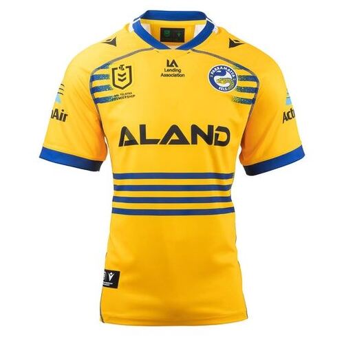 Parramatta Eels NRL 2022 Macron Players Away Jersey w/GPS Pocket Sizes S-4XL! GRAND FINAL JERSEY 