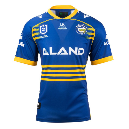 Parramatta Eels NRL 2022 Macron Kids Home Jersey Sizes 8-14!