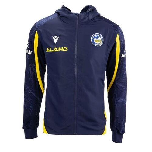 Parramatta Eels NRL 2022 Macron Travel Full Zip Hoody Hoodie Navy Sizes S-5XL!