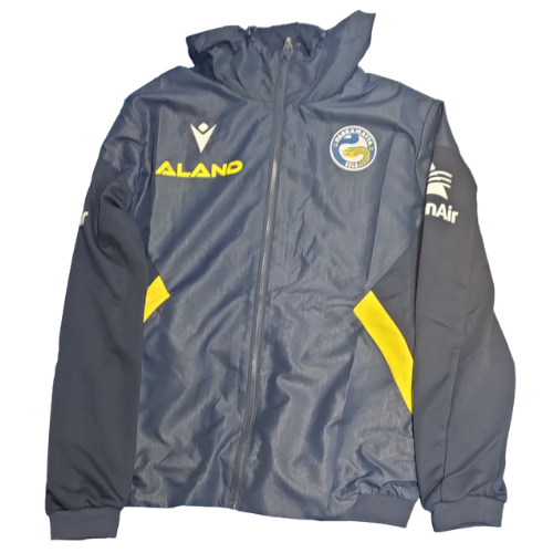 Parramatta Eels NRL 2023 Macron Full Zip Travel Hoody Jacket Sizes S-5XL!