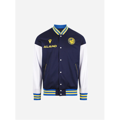Parramatta Eels NRL 2024 Macron Varsity Bombers Jacket Sizes S-3XL!