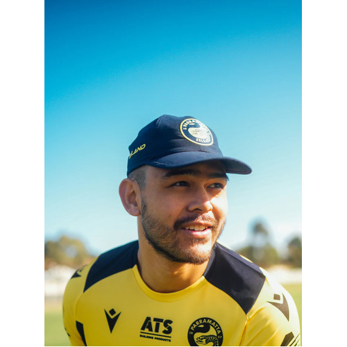 Parramatta Eels NRL 2024 Macron Players Training Cap / Hat!
