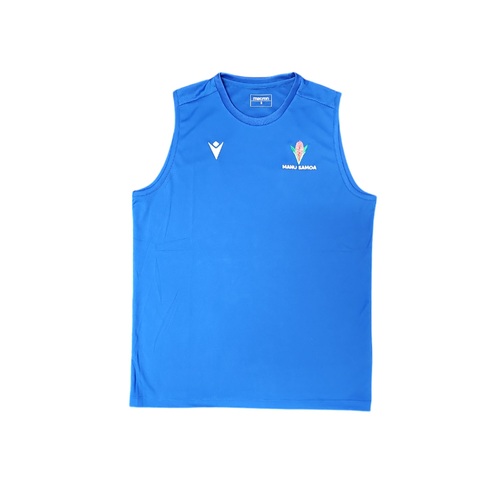 Samoa Rugby Union 2023 Players Macron Muscle Shirt/Training Singlet Sizes S-7XL!