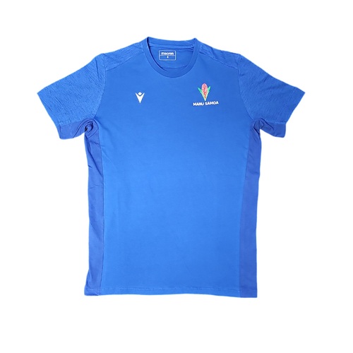 Samoa Rugby Union RWC 2023 Players Macron Travel Cotton Shirt Sizes S-5XL!