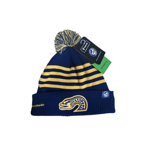 Parramatta Eels NRL 2026 Players Macron Bobble Beanie Hat!