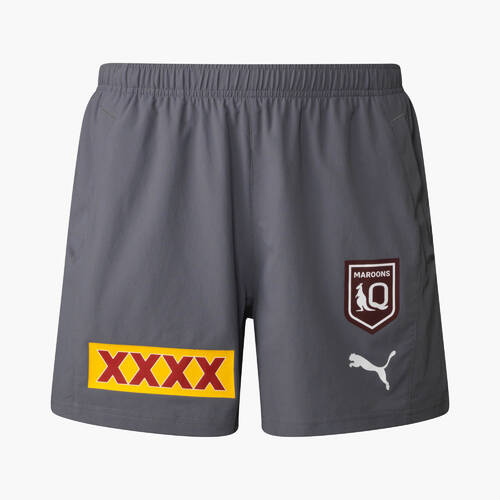 QLD Maroons SOO 2021 Puma Training Shorts Grey Sizes S-5XL!