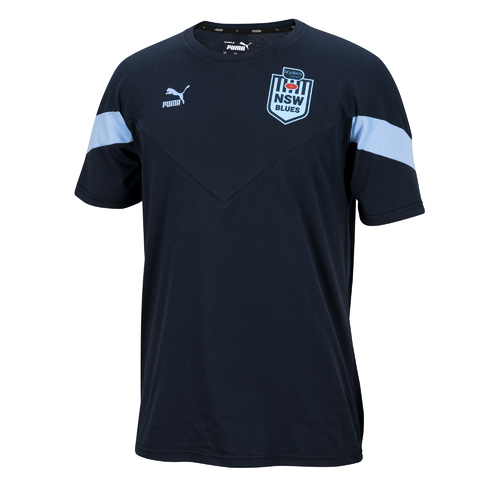 NSW Blues 2021 Puma NRL State of Origin Iconic Shirt T Shirt Sizes S-5XL!