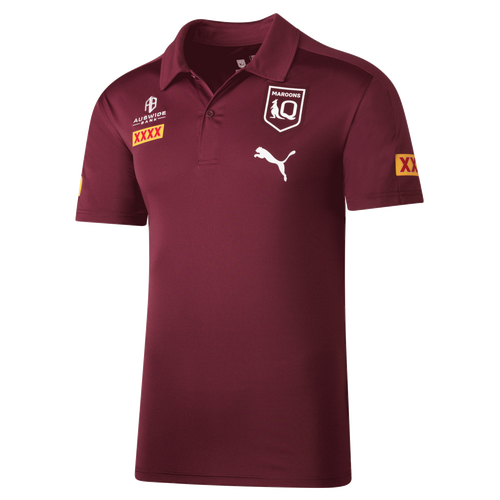 Queensland Maroons QLD 2022 Puma State of Origin Polo Burgundy Sizes S-5XL!