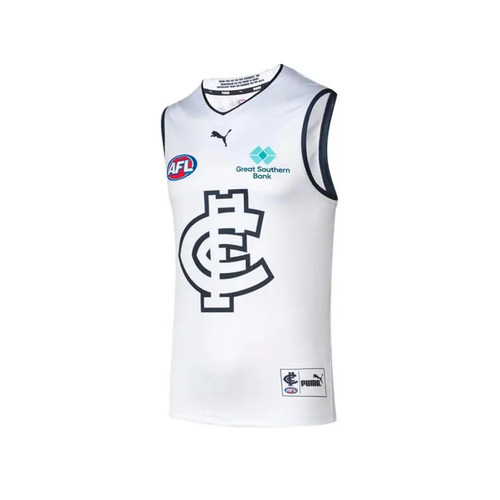 Carlton Blues AFL Puma Clash Guernsey Kids Sizes 12-14! T2