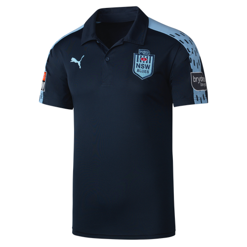 NSW Blues 2022 Puma State of Origin Media Polo Shirt Sizes S-5XL!