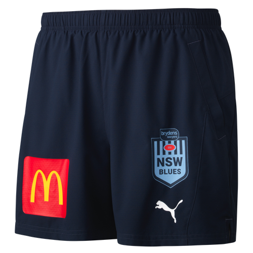 NSW Blues Puma State of Origin Training Shorts Sizes S-5XL! T2