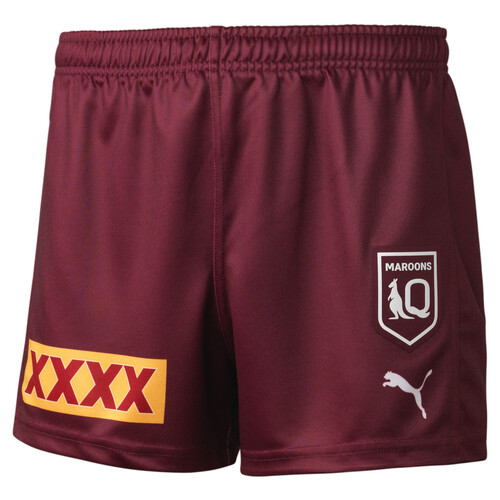 Queensland Maroons QLD 2022 Puma State of Origin Home Shorts Sizes S-5XL!